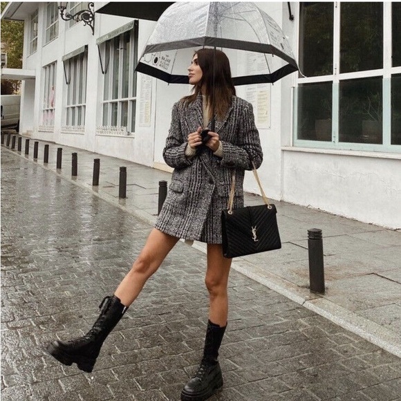 MANGO Oversized Anna Tweed Blazer (M) - Picture 5 of 12